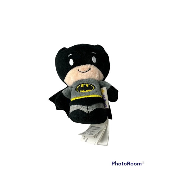 Vintage Hallmark Itty Bitty Batman & Superman Plush Zippered Coin Pouch Set of 2 - Picture 3 of 9